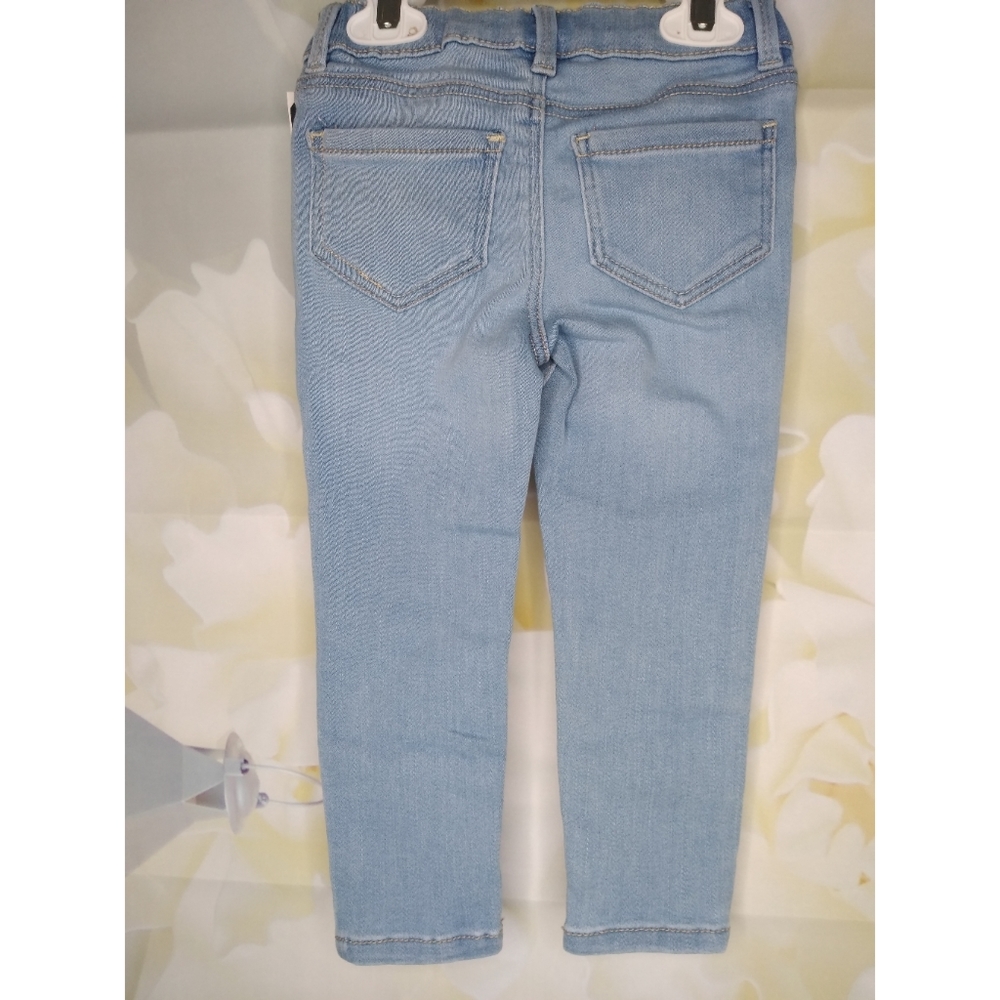 NWT OshKosh BGosh Floral Applique Jeggings - Picture 3 of 6
